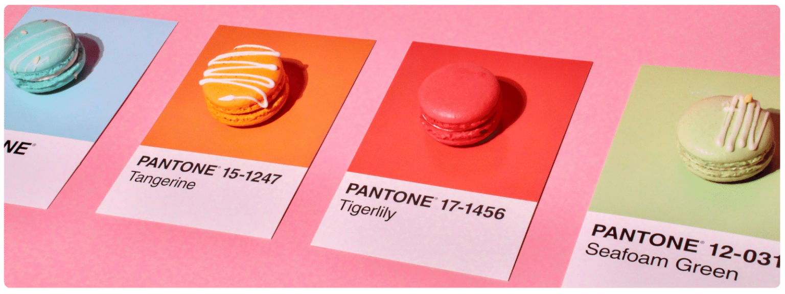 Imagem mostrando as cores do ano Pantone dos anos passados